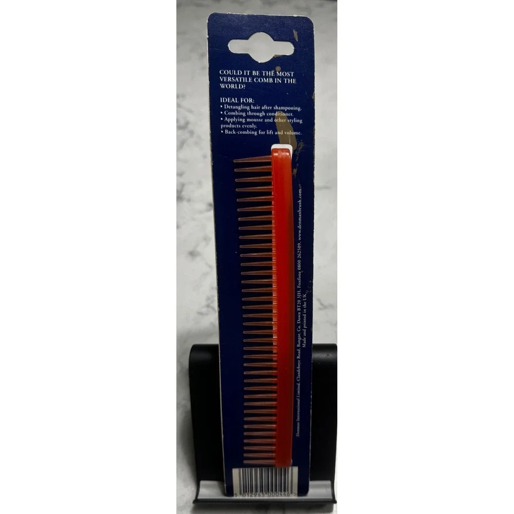 Denman D12 Three-Row Detangle & Tease Styling Comb – Brand New in Packaging